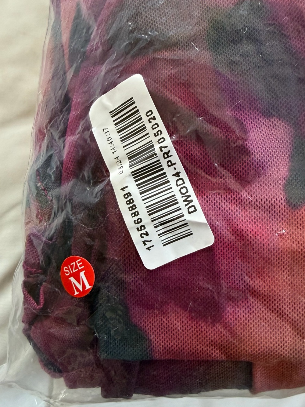 Pink Multi-Color V-Neck Ruched Midi Dress - Picture 7 of 7